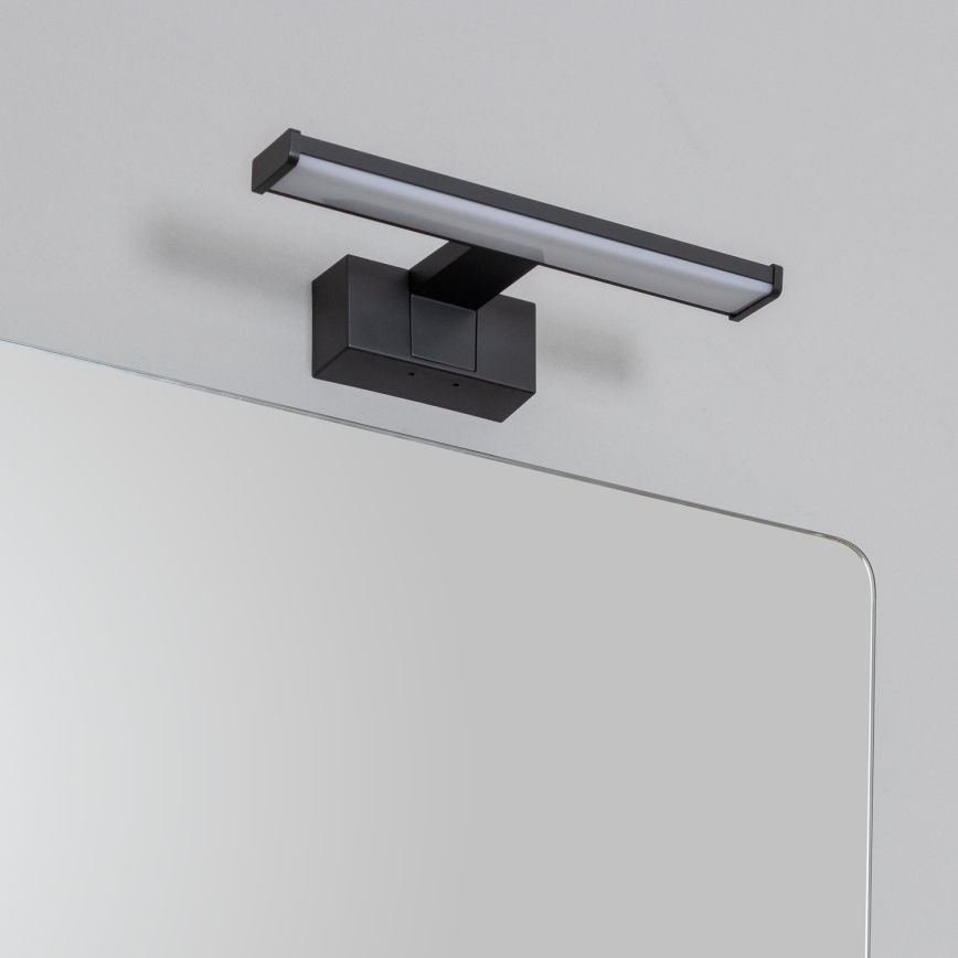 Brilagi - Iluminación LED 3 en 1 para espejo de baño VESTRA LED/6W/230V 30 cm IP44 negro