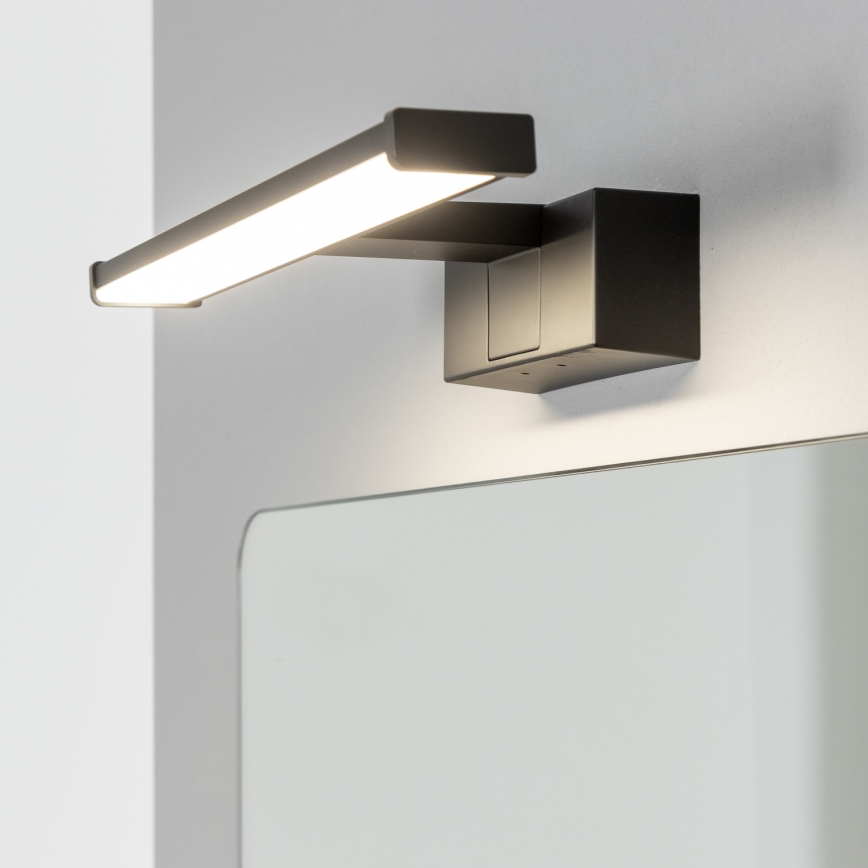 Brilagi - Iluminación LED 3 en 1 para espejo de baño VESTRA LED/6W/230V 30 cm IP44 negro