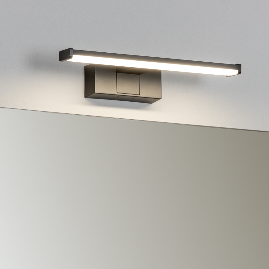 Brilagi - Iluminación LED 3 en 1 para espejo de baño VESTRA LED/6W/230V 30 cm IP44 negro