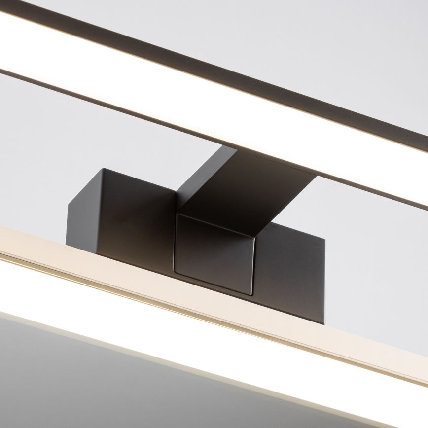 Brilagi - Iluminación LED 3 en 1 para espejo de baño VESTRA LED/6W/230V 30 cm IP44 negro