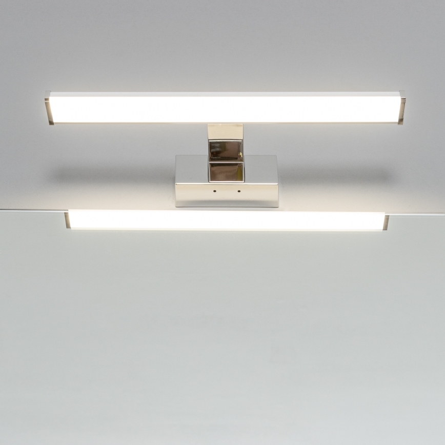 Brilagi - Iluminación LED 3 en 1 para espejo de baño VESTRA LED/8W/230V 40 cm IP44 cromo brillante