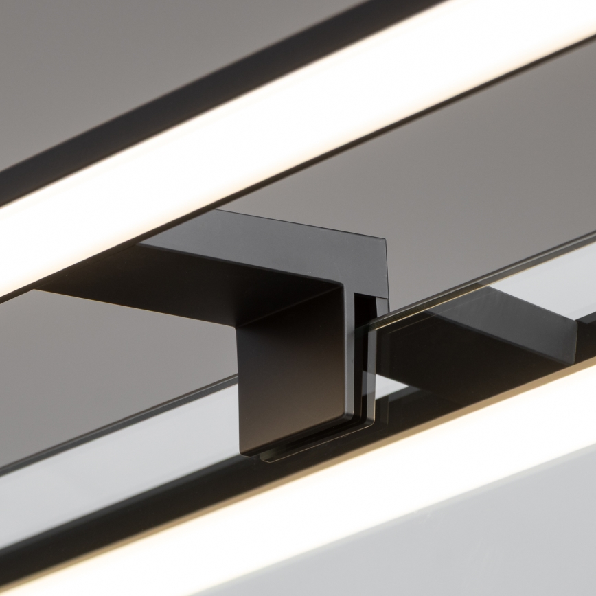 Brilagi - Luz LED 3 en 1 para espejo de baño VESTRA LED/8W/230V 40 cm IP44 negro