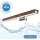 Brilagi - Iluminación LED para espejos de baño WOODY MIRROR LED/12W/230V 60 cm IP44 roble nogal/cromo brillante