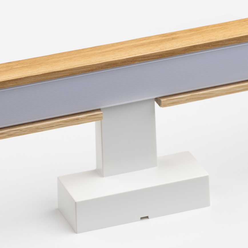 Brilagi - Iluminación LED para espejos de baño WOODY MIRROR LED/12W/230V 60 cm IP44 roble/blanco