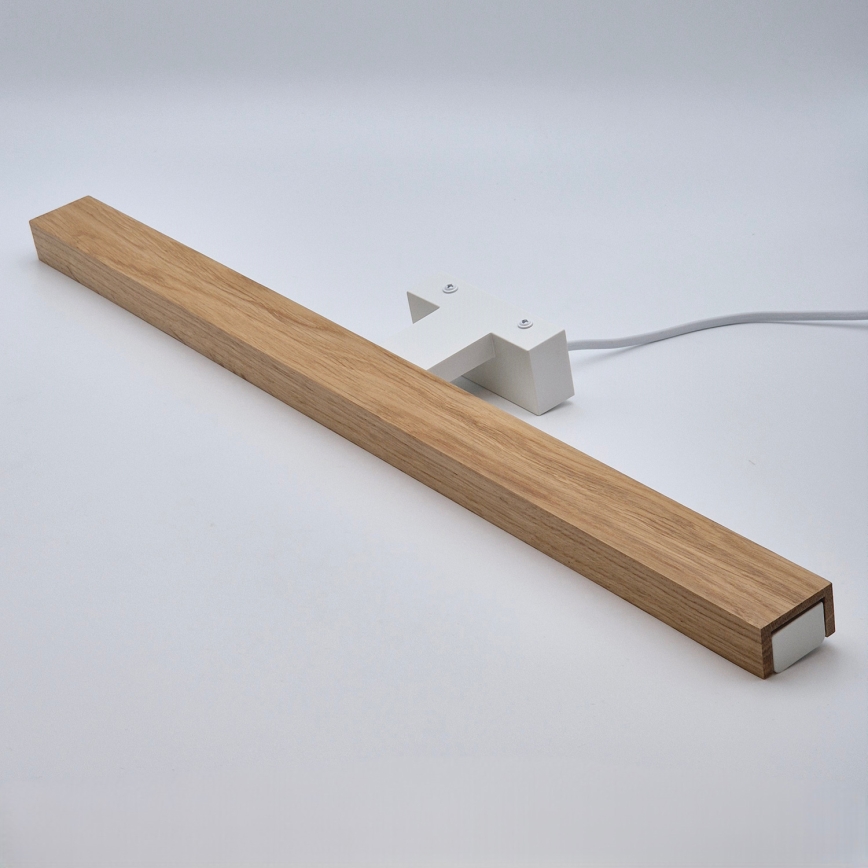 Brilagi - Iluminación LED para espejos de baño WOODY MIRROR LED/12W/230V 60 cm IP44 roble/blanco