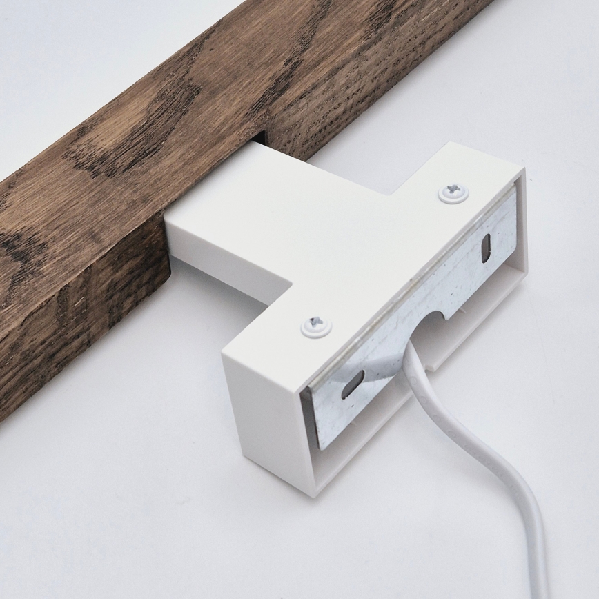 Brilagi - Iluminación LED para espejos de baño WOODY MIRROR LED/12W/230V 60 cm IP44 roble nogal/blanco