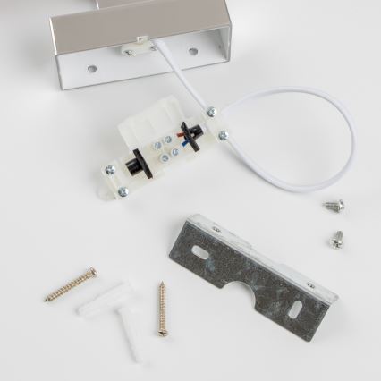 Brilagi - Iluminación LED para espejos de baño WOODY MIRROR LED/12W/230V 60 cm IP44 roble nogal/cromo brillante