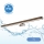 Brilagi - Iluminación LED para espejos de baño WOODY MIRROR LED/15W/230V 90 cm IP44 roble nogal/cromo brillante