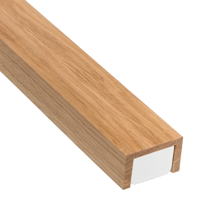 Brilagi - Iluminación LED para espejos de baño WOODY MIRROR LED/15W/230V 90 cm IP44 roble/blanco