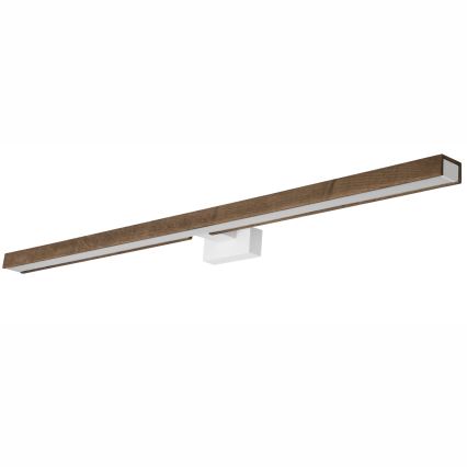 Brilagi - Iluminación LED para espejos de baño WOODY MIRROR LED/15W/230V 90 cm IP44 roble nogal/blanco