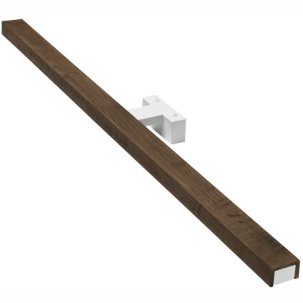 Brilagi - Iluminación LED para espejos de baño WOODY MIRROR LED/15W/230V 90 cm IP44 roble nogal/blanco