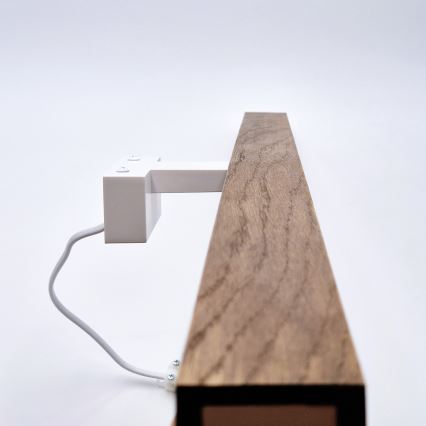 Brilagi - Iluminación LED para espejos de baño WOODY MIRROR LED/15W/230V 90 cm IP44 roble cereza/blanco