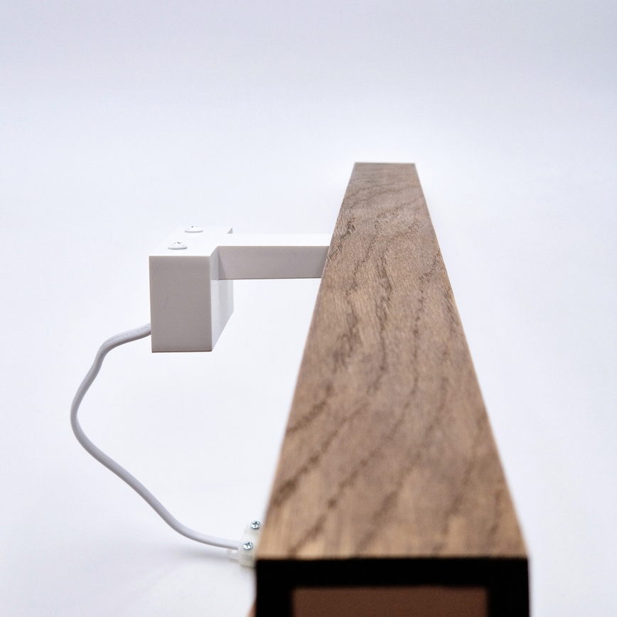Brilagi - Iluminación LED para espejos de baño WOODY MIRROR LED/15W/230V 90 cm IP44 roble cereza/blanco