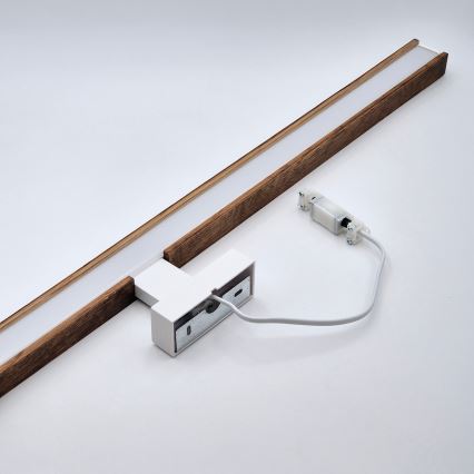 Brilagi - Iluminación LED para espejos de baño WOODY MIRROR LED/15W/230V 90 cm IP44 roble cereza/blanco