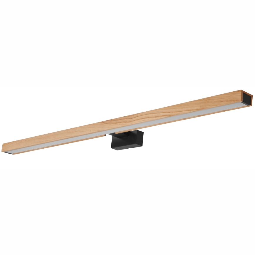 Brilagi - Iluminación LED para espejos de baño WOODY MIRROR LED/15W/230V 90 cm IP44 roble/negro