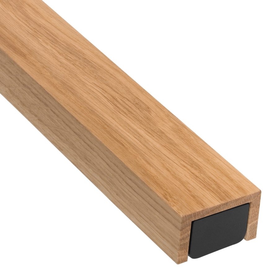 Brilagi - Iluminación LED para espejos de baño WOODY MIRROR LED/15W/230V 90 cm IP44 roble/negro
