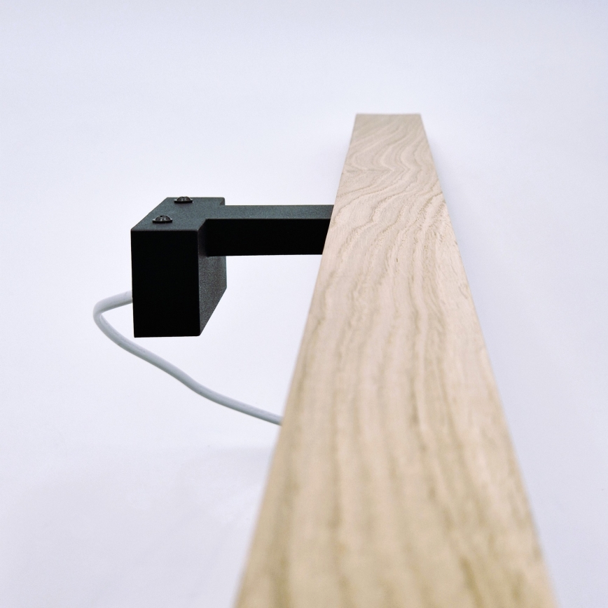 Brilagi - Iluminación LED para espejos de baño WOODY MIRROR LED/15W/230V 90 cm IP44 roble/negro