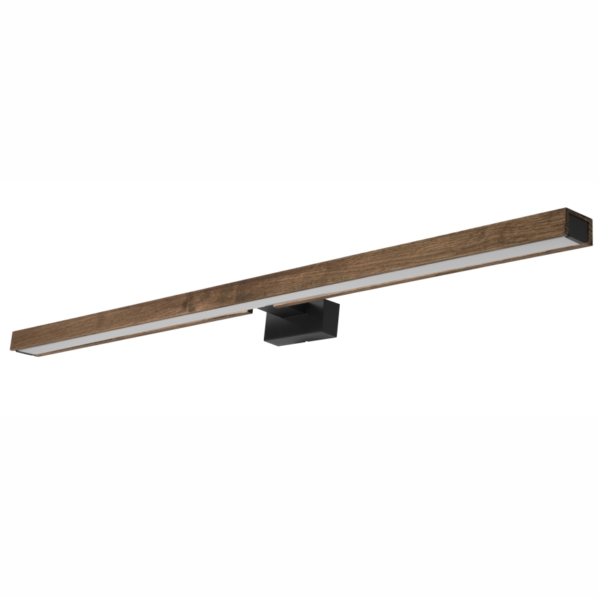Brilagi - Iluminación LED para espejos de baño WOODY MIRROR LED/15W/230V 90 cm IP44 roble nogal/negro