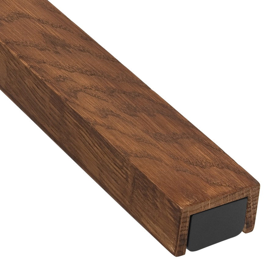 Brilagi - Iluminación LED para espejos de baño WOODY MIRROR LED/15W/230V 90 cm IP44 roble cereza/negro
