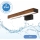 Brilagi - Iluminación LED para espejos de baño WOODY MIRROR LED/8W/230V 40 cm IP44 roble cereza/negro