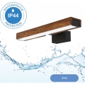 Brilagi - Iluminación LED para espejos de baño WOODY MIRROR LED/8W/230V 40 cm IP44 roble/negro
