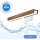 Brilagi - Iluminación LED para espejos de baño WOODY MIRROR LED/8W/230V 40 cm IP44 roble nogal/blanco