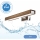 Brilagi - Iluminación LED para espejos de baño WOODY MIRROR LED/8W/230V 40 cm IP44 roble nogal/cromo brillante