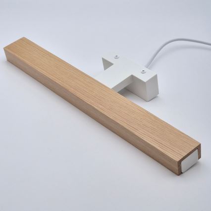 Brilagi - Iluminación LED para espejos de baño WOODY MIRROR LED/8W/230V 40 cm IP44 roble/blanco