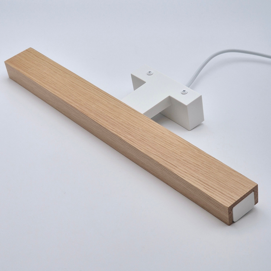 Brilagi - Iluminación LED para espejos de baño WOODY MIRROR LED/8W/230V 40 cm IP44 roble/blanco