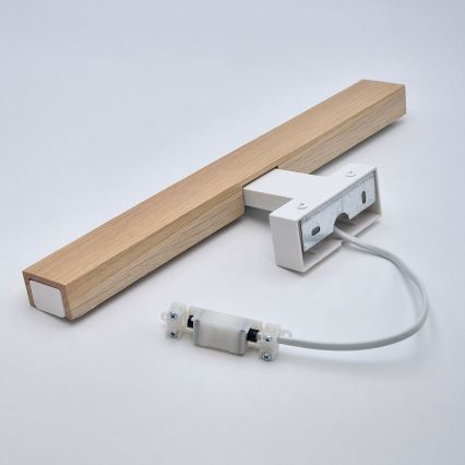 Brilagi - Iluminación LED para espejos de baño WOODY MIRROR LED/8W/230V 40 cm IP44 roble/blanco