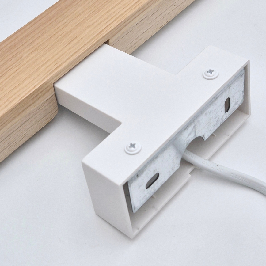 Brilagi - Iluminación LED para espejos de baño WOODY MIRROR LED/8W/230V 40 cm IP44 roble/blanco