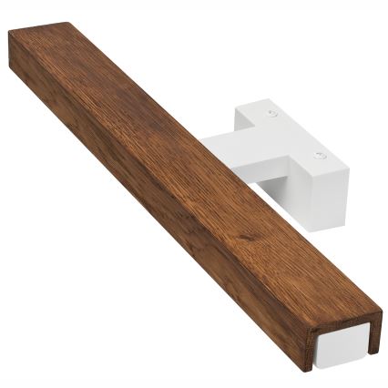 Brilagi - Iluminación LED para espejos de baño WOODY MIRROR LED/8W/230V 40 cm IP44 roble cereza/blanco