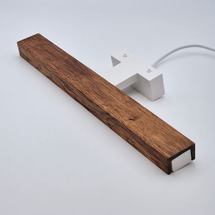Brilagi - Iluminación LED para espejos de baño WOODY MIRROR LED/8W/230V 40 cm IP44 roble cereza/blanco