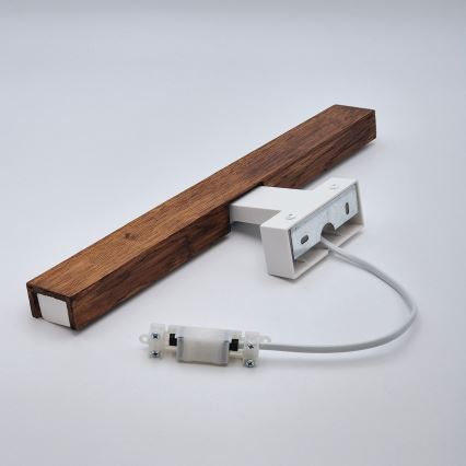 Brilagi - Iluminación LED para espejos de baño WOODY MIRROR LED/8W/230V 40 cm IP44 roble cereza/blanco