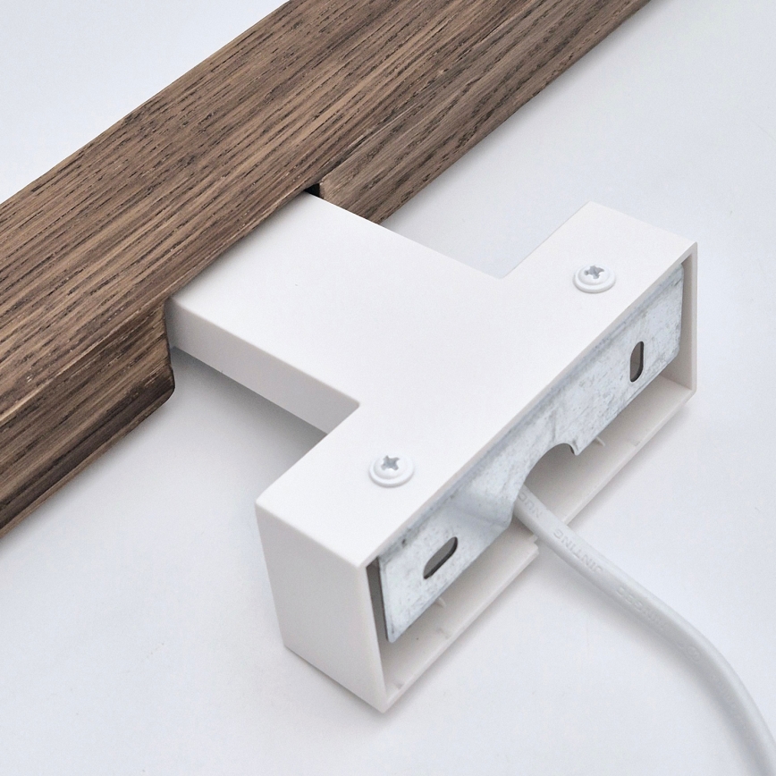 Brilagi - Iluminación LED para espejos de baño WOODY MIRROR LED/8W/230V 40 cm IP44 roble nogal/blanco