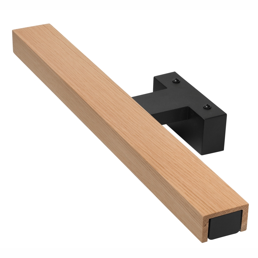 Brilagi - Iluminación LED para espejos de baño WOODY MIRROR LED/8W/230V 40 cm IP44 roble/negro