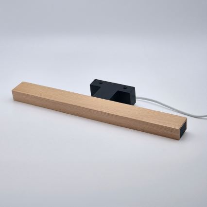 Brilagi - Iluminación LED para espejos de baño WOODY MIRROR LED/8W/230V 40 cm IP44 roble/negro