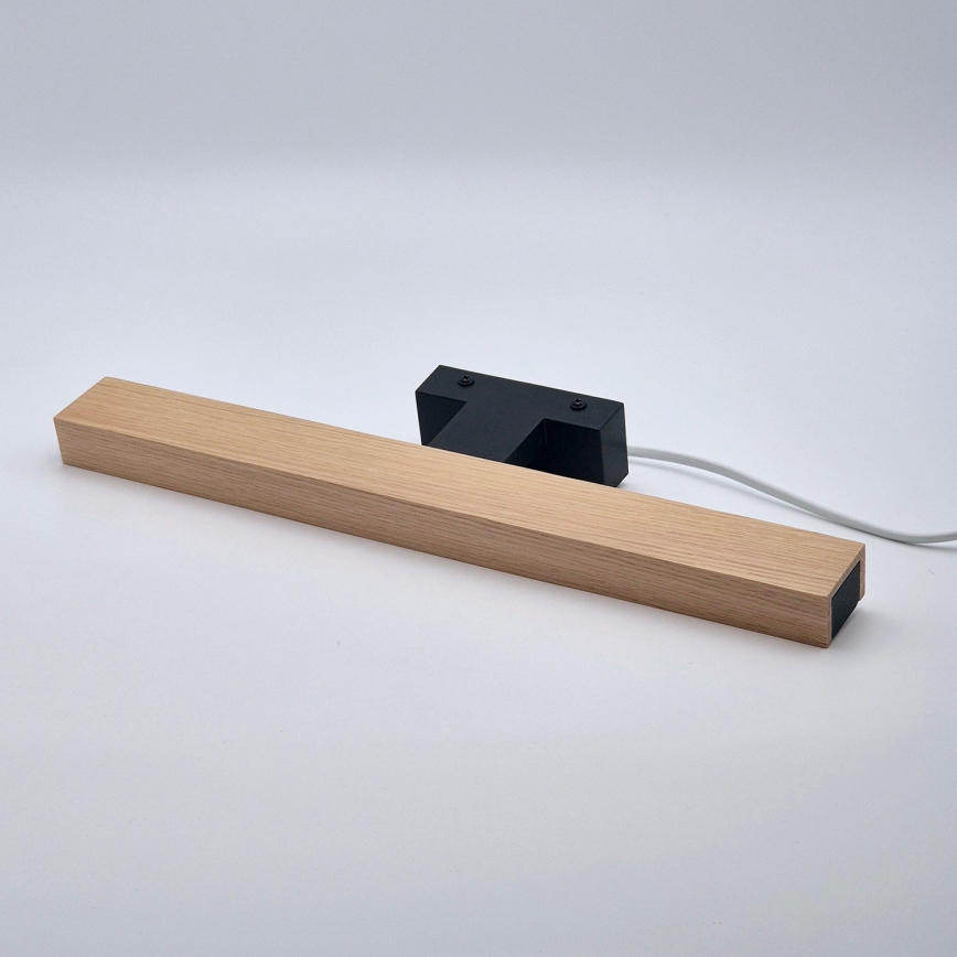 Brilagi - Iluminación LED para espejos de baño WOODY MIRROR LED/8W/230V 40 cm IP44 roble/negro