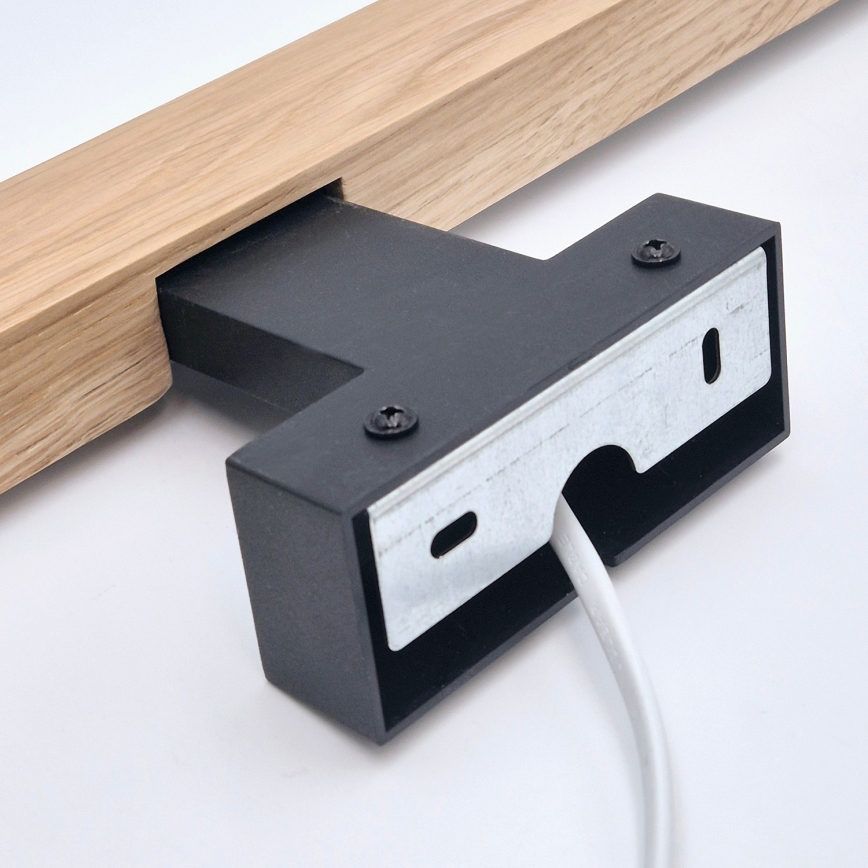 Brilagi - Iluminación LED para espejos de baño WOODY MIRROR LED/8W/230V 40 cm IP44 roble/negro