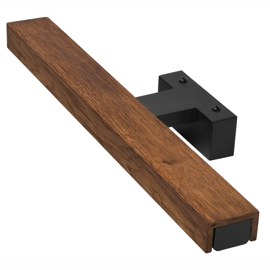 Brilagi - Iluminación LED para espejos de baño WOODY MIRROR LED/8W/230V 40 cm IP44 roble cereza/negro