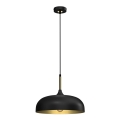 Brilagi - Lámpara colgante ABRAHAM 1xE27/60W/230V diá. 35 cm negro