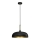 Brilagi - Lámpara colgante ABRAHAM 1xE27/60W/230V diá. 35 cm negro