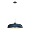 Brilagi - Lámpara colgante ABRAHAM 1xE27/60W/230V diá. 45 cm azul