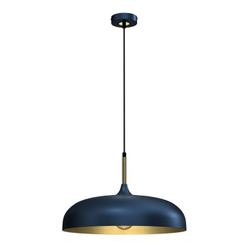 Brilagi - Lámpara colgante ABRAHAM 1xE27/60W/230V diá. 45 cm azul