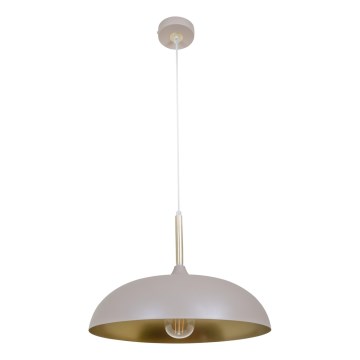 Brilagi - Lámpara colgante ABRAHAM 1xE27/60W/230V diá. 45 cm beige