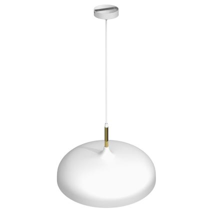 Brilagi - Lámpara colgante ABRAHAM 1xE27/60W/230V diá. 45 cm blanco