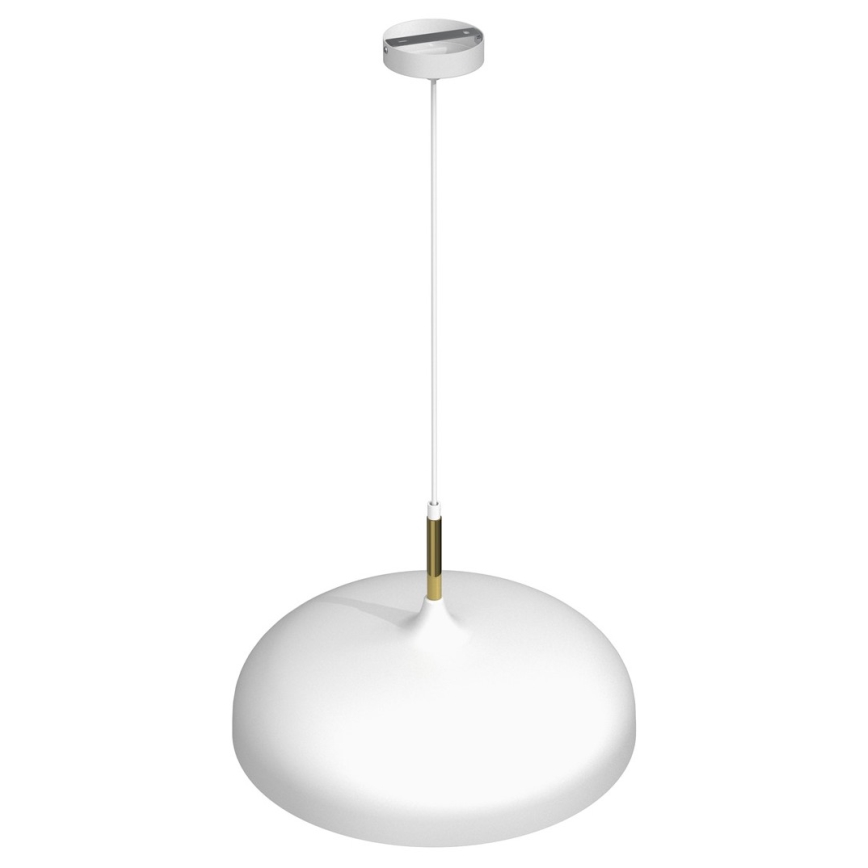 Brilagi - Lámpara colgante ABRAHAM 1xE27/60W/230V diá. 45 cm blanco