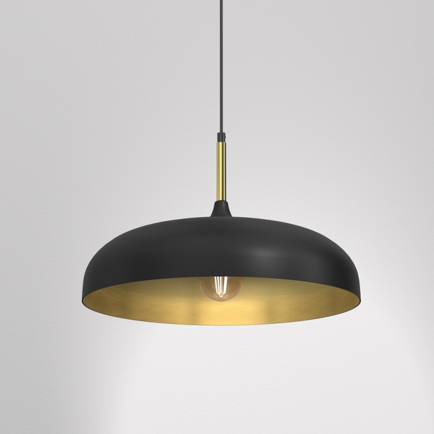 Brilagi - Lámpara colgante ABRAHAM 1xE27/60W/230V diá. 45 cm negro