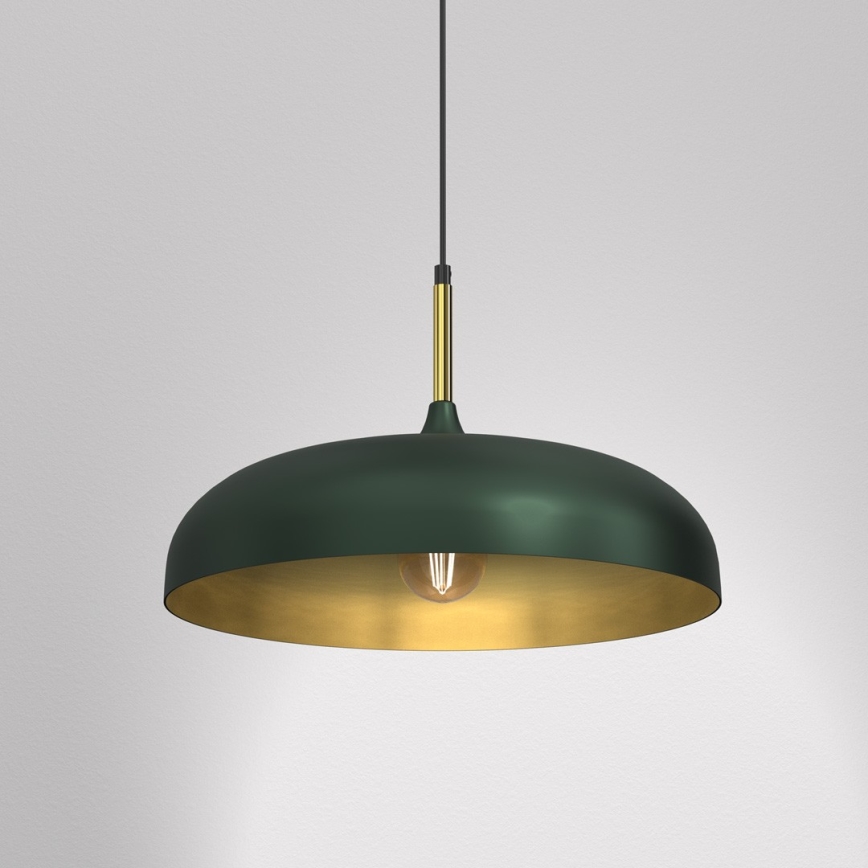 Brilagi - Lámpara colgante ABRAHAM 1xE27/60W/230V diá. 45 cm verde