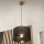 Brilagi - Lámpara colgante ANTHONY 1xE27/60W/230V roble/negro